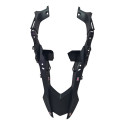 Carenagem Bico Frontal Honda Xre 19/22 Orig Detalhe 54205 Preto