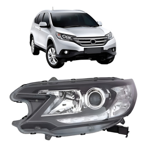 Farol Crv 2012 2013 2014 2015 Eletrico Com Motor C/ Projetor