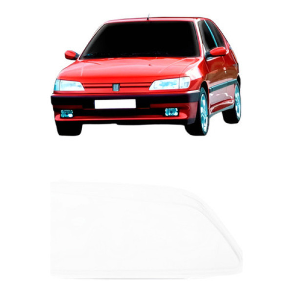 Par Lente Farol Principal Para Peugeot 306 93 94 95 96 97 98