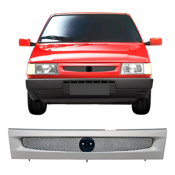Grade Radiador Uno Fire 2001 2002 2003 2004 Primer Cinza Primer