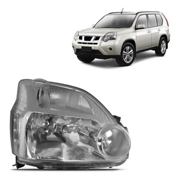 Farol Nissan X-trail 2009-2012 Manual Direito/passageiro