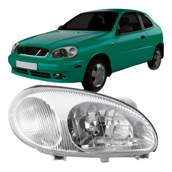 Farol Lanos 1997 A 2002 Modelo Original Direito/passageiro