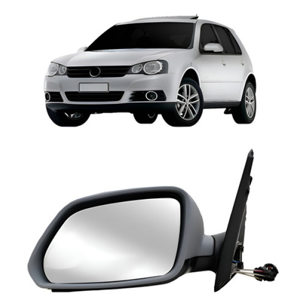 Retrovisor Golf C/controle Com Pisca 2008 A 2013