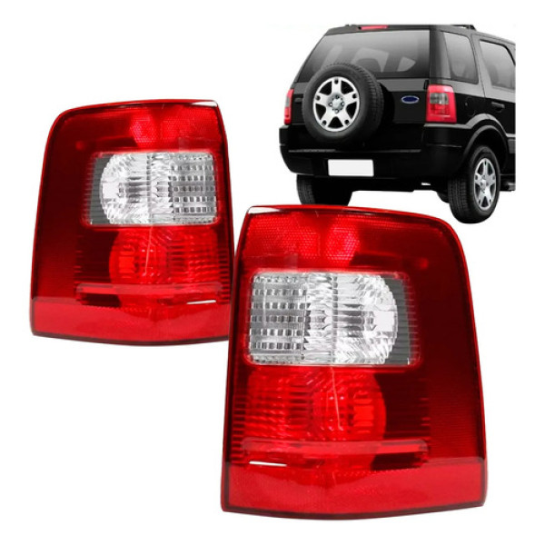 Par Lanterna Ford Ecosport 2003 2004 2005 2006 2007 Bicolor