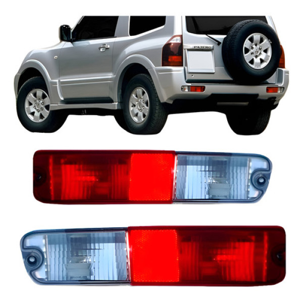 Sinaleira Traseira Retrorefletor Pajero Full 03 04 05 06 07