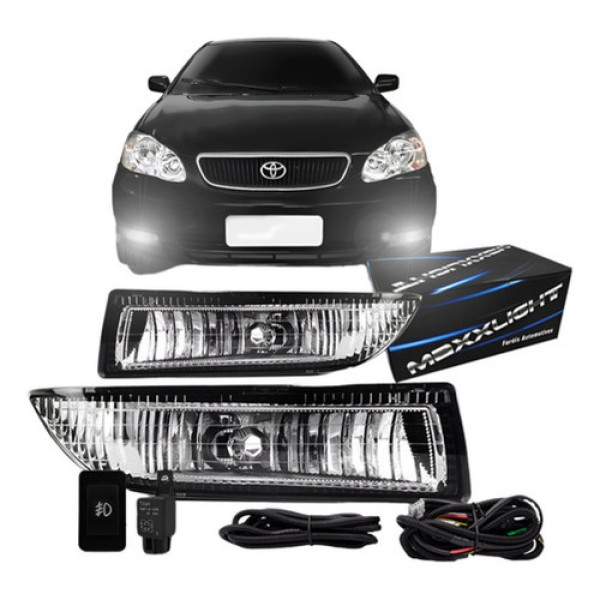 Kit Farol Neblina Milha Corolla Fielder 2003 2004