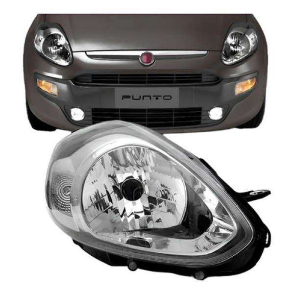 Farol Punto 2012 2013 2014 2015 2016 Cromado