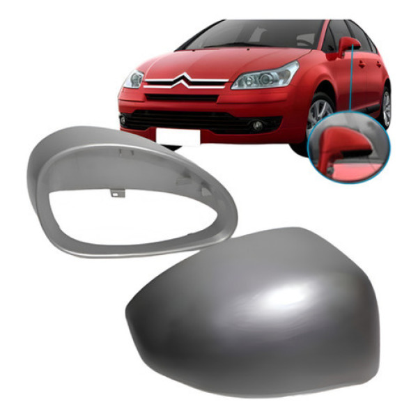 Capa Retrovisor Citroen C4 2004 05 06 07 08 09 10