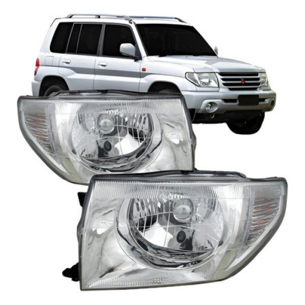 Par Farol Pajero Tr4 2004 2005 2006 Cromado