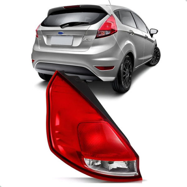 Lanterna Traseira New Fiesta Hatch 11 12 13 Mexicano Lisa