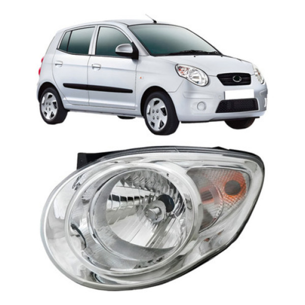 Farol Para Kia Picanto 2008 2009 2010 2011 Esquerdo/motorista