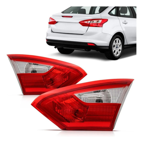 Par Lanterna Traseira Tampa Ford Focus 2014 2015 Sedan Tyc