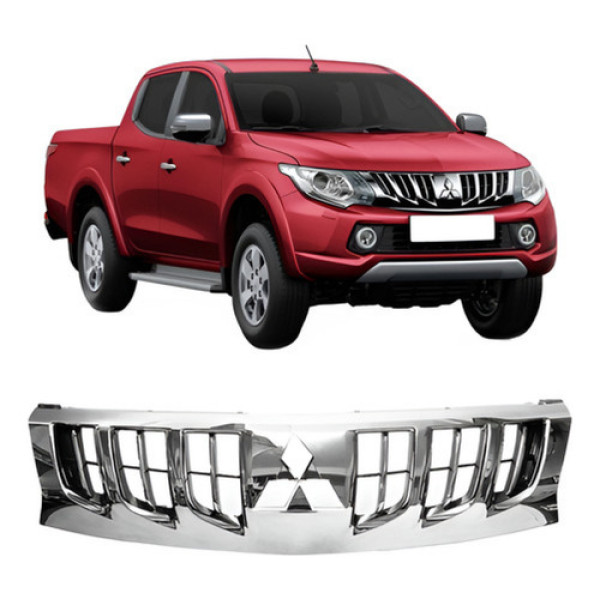 Grade Frontal Mitsubishi L200 Triton Cromada 2016 2017 2018