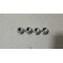Kit 4 Buchas Coroa Prisioneiro Porca Cg Titan 125 99/ 00/ 08