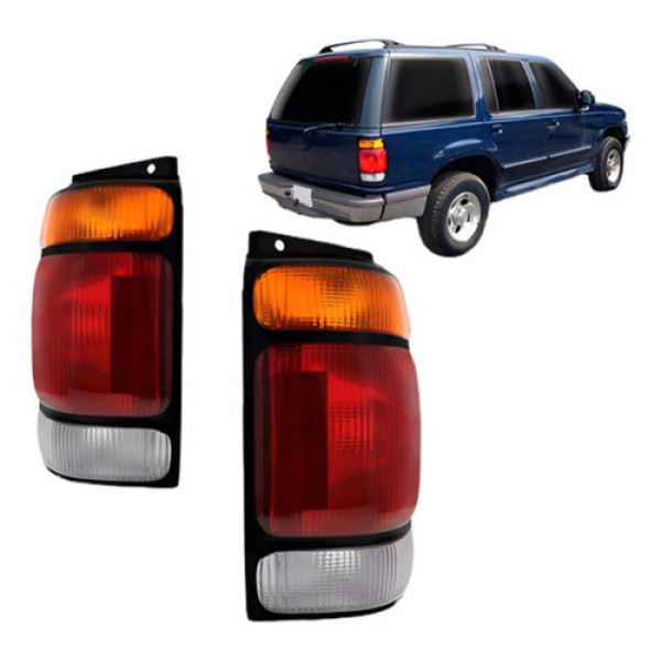 Par Lanterna Traseira Ford Explorer 1995 1996 1997