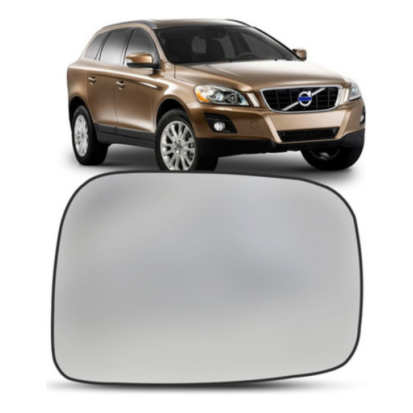 Lente Retrovisor Volvo Xc60 2012 13 14 15 2016 C/ Base