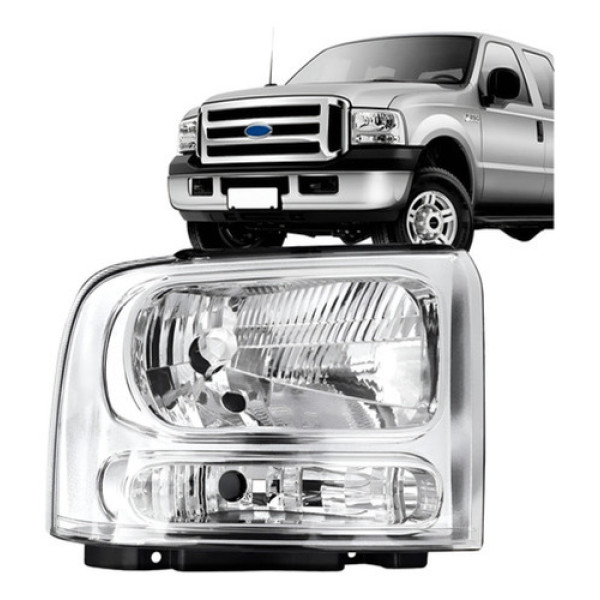 Farol F250 2006 2007 2008 2009 2010 2011 Manual H4 Promoção