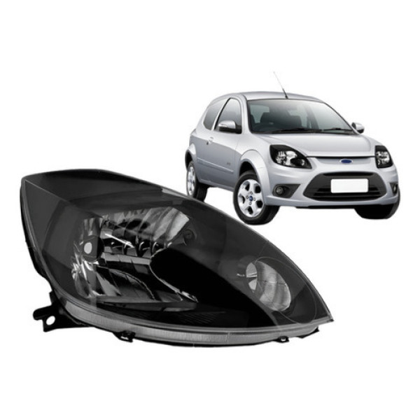 Farol Dianteiro Ka 2008 2009 2010 2011 2012 2013 2014 Fume