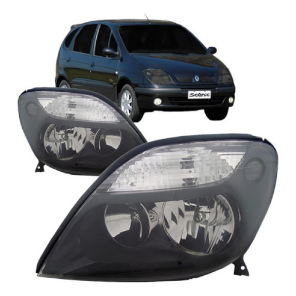 Farol Scenic 2001 02 03 04 05 06 07 08 2009 Mascara Negra