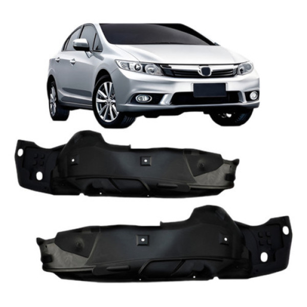 Par Parabarro Dianteiro Civic 2012 2013 2014 2015 2016