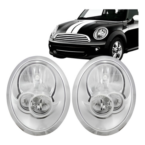 Par Farol Mini Cooper 2005 A 2006 Tyc