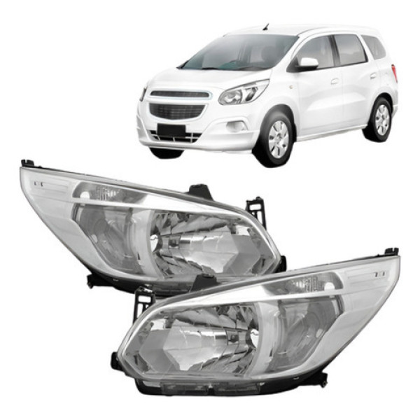 Par Farol Spin 2012 2013 14 2015 2016 Cromado Manual Oferta