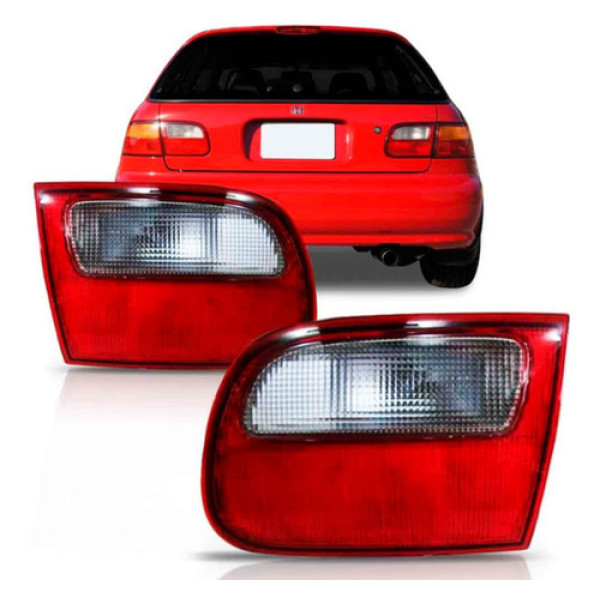 Lanterna Traseira Civic Hatch 92 1993 1994 1995 Tampa Oferta