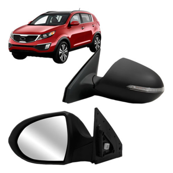Retrovisor Sportage 2011 2012 13 14 2015 Eletrico C/pisca