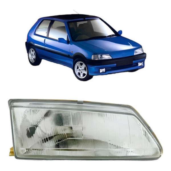 Farol Peugeot 106 1992 1993 1994 1995 1996 Modelo Original