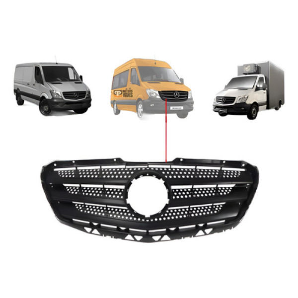 Grade Frontal Sprinter 311 313 415 2017 18 2019 Sem Moldura Fosco