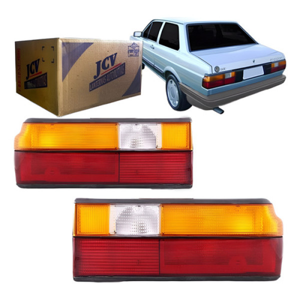 Par Lanterna Voyage 1991 92 93 94 1995  Tricolor Jcv Ambos Lados Vermelho