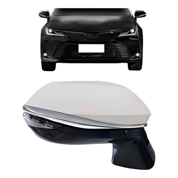 Retrovisor Eletrico Retratil Com Pisca Corolla 2020 A 2022