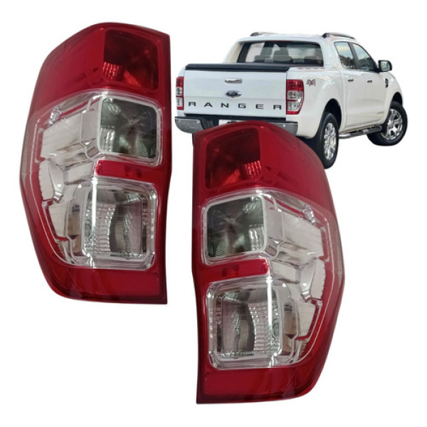 Par Sinaleira Traseira Ford Ranger 2013 2016 A 2020 2023