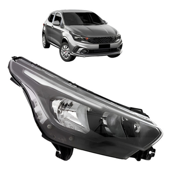 Farol Argo 2017 2018 2019 2020 2021 2022 2023 Manual Sem Led