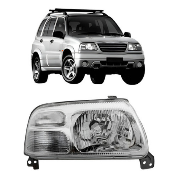 Farol Grand Vitara 1998 A 2007 Tracker 2001 A 2009