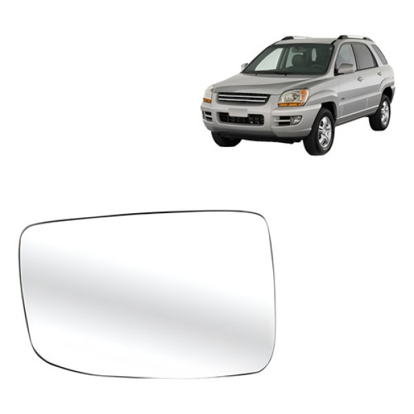 Lente Retrovisor Sportage 2005 2006 2007 2008 2009 2010 Nova