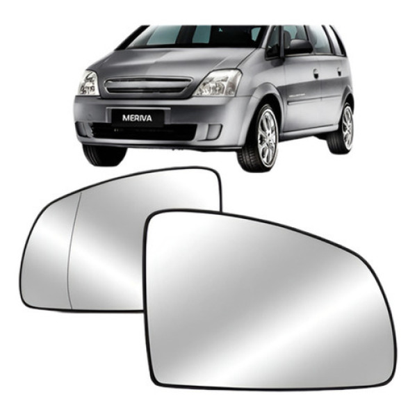 Par Lente Retrovisor Meriva 2003/ 2012 Térmico Mega Descont