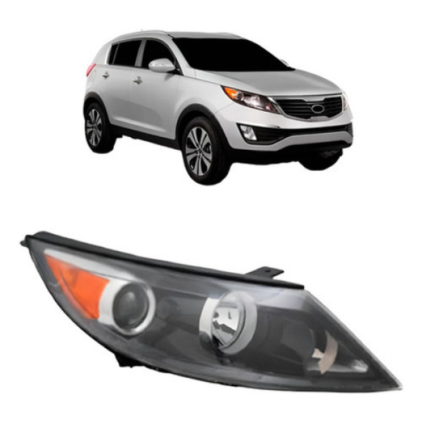 Farol Sportage 2011 2012 2013 2014 C/pisca Âmbar C/ Garanti