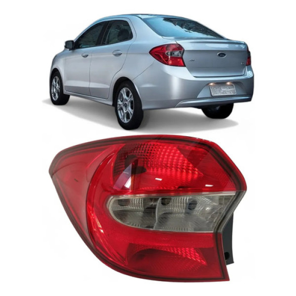 Lanterna Traseira Ford Ka+ Sedan 2015 A 2018 Fume Lado