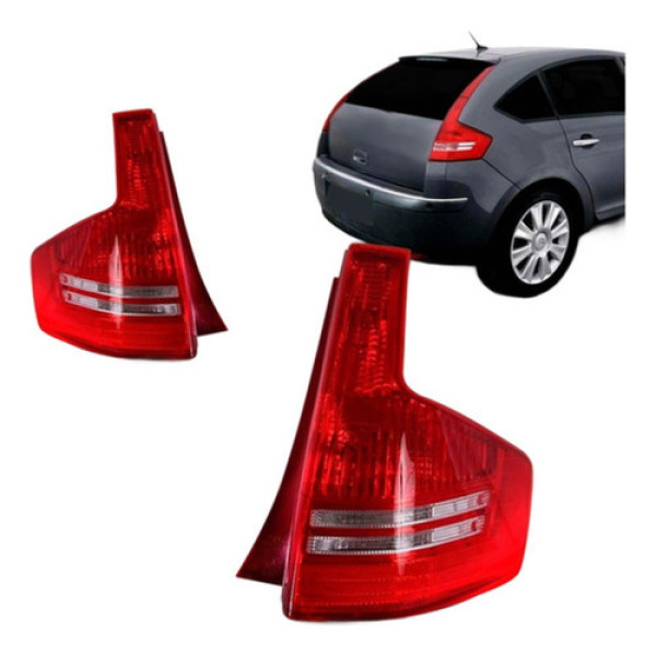 Lanterna Traseira C4 2008 2009 2010 2011 2012 Hatch