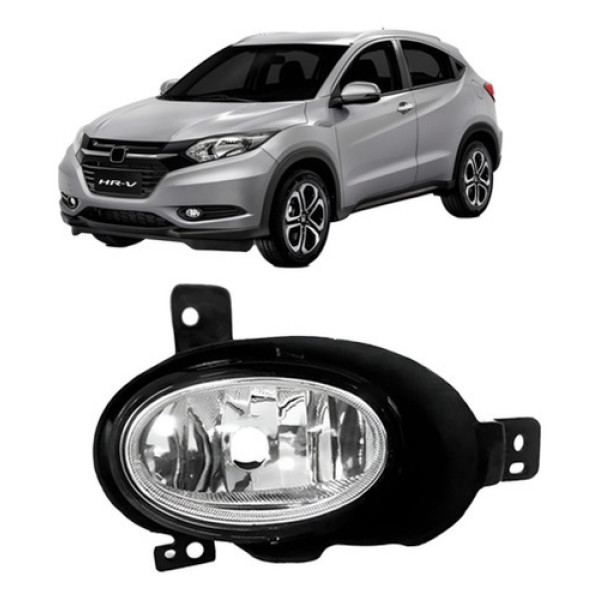 Farol Milha Auxiliar Hrv 2015 2016 2017 Com Suporte