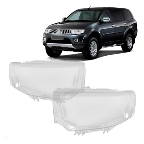 Par Lente Farol Dianteira Pajero Dakar 2009 2010 2011 A 2014