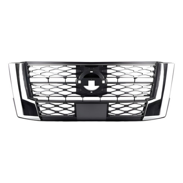 Grade Radiador Frontier 2022-2023 Com Moldura Cromada