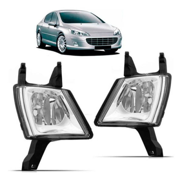 Farol Milha Peugeot 407 2006-2010.