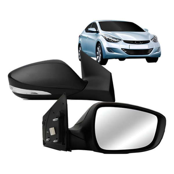 Retrovisor Eletrico Retratil Elantra Com Pisca 2011 A 2016