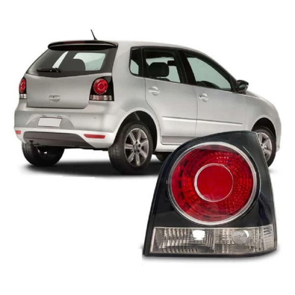 Lanterna Traseira Direita Vw Polo Hatch 2007 A 2014 Fume