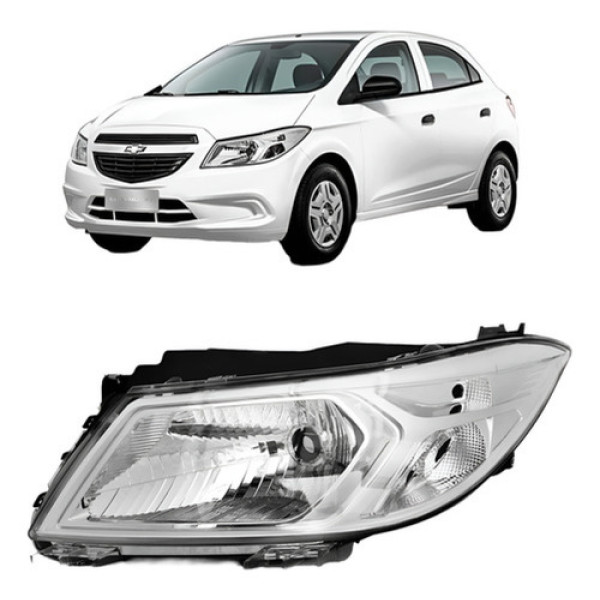 Farol Cromado Onix 2013 A 2017