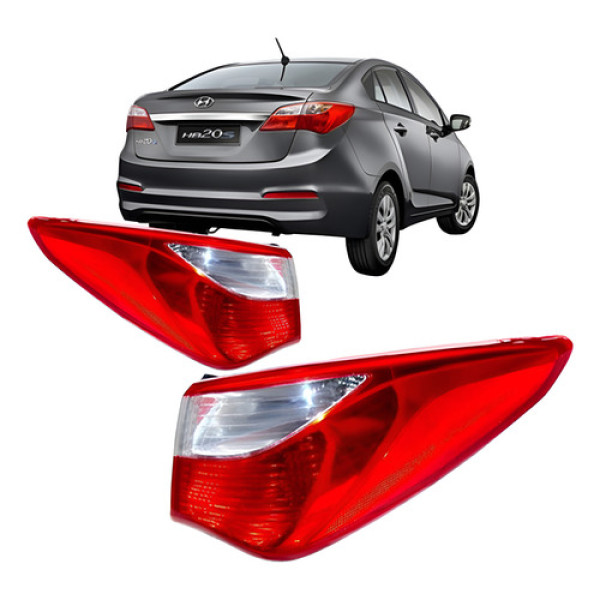 Lanterna Traseira Hyundai Hb20 S Sedan Canto