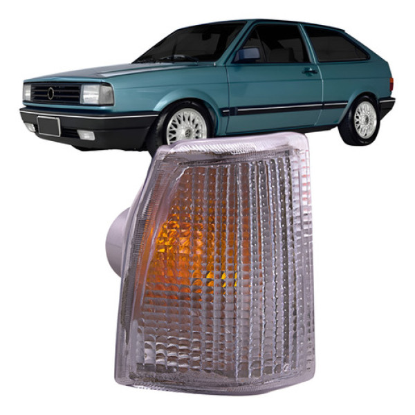 Pisca Seta Gol 1987 1988 1989 1990 Cristal Lente Plástico