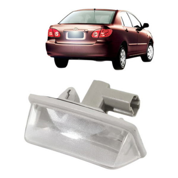 Luz De Placa Corolla 1998 1999 2000 2001 A 2008 Com Soquete